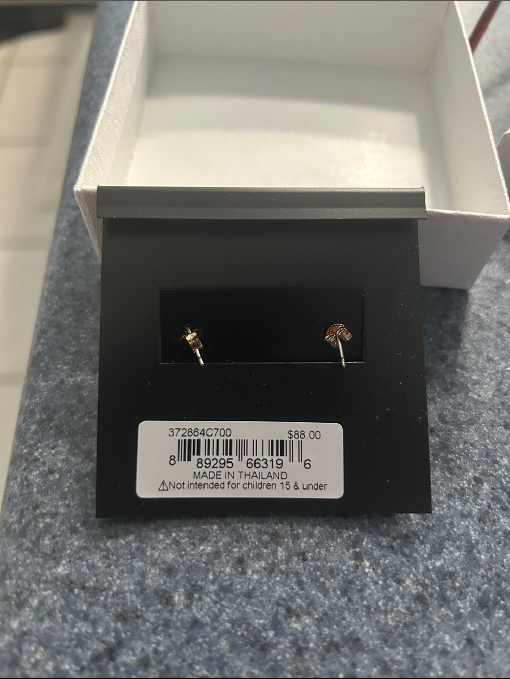 COACH Authentic Cuff Hoop Earrings - Picture 7 of 7